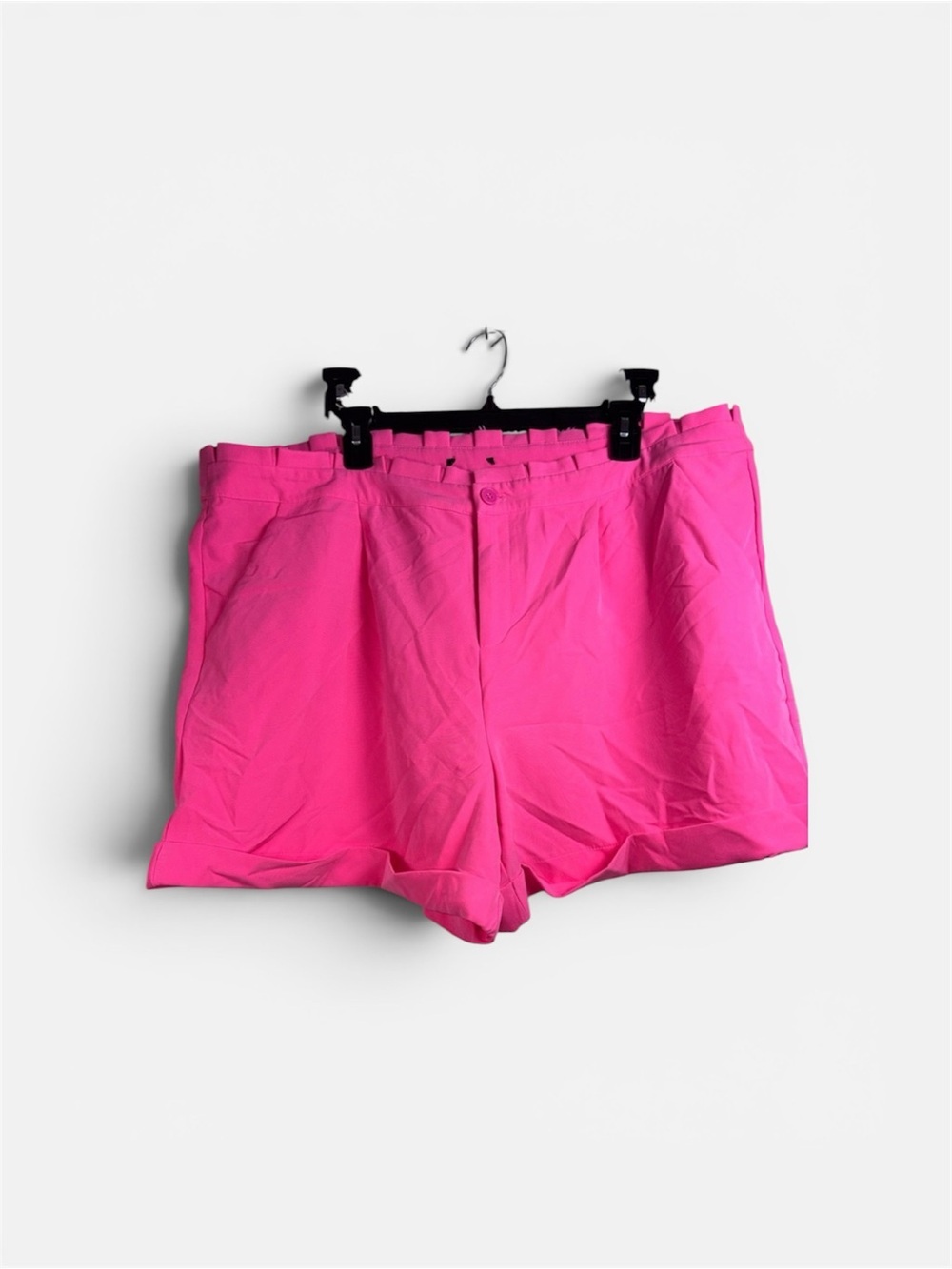 VENUS Neon Pink Tailored Bermuda Shorts